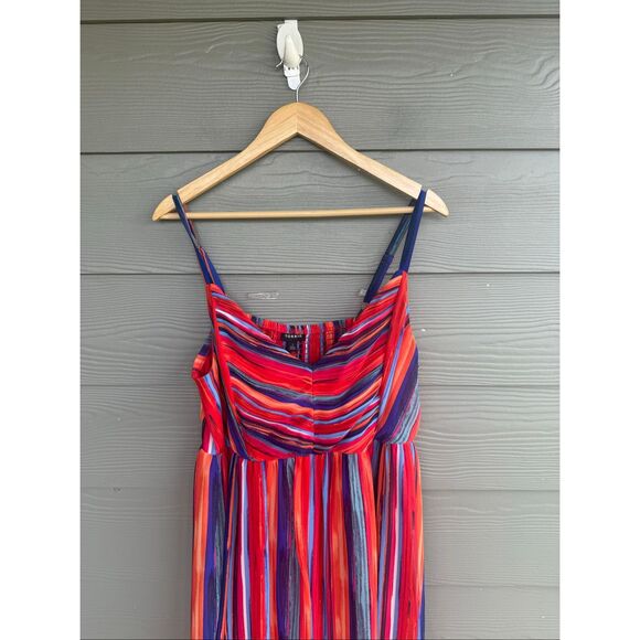 Torrid Maxi chiffon pleated dress - Picture 3 of 6